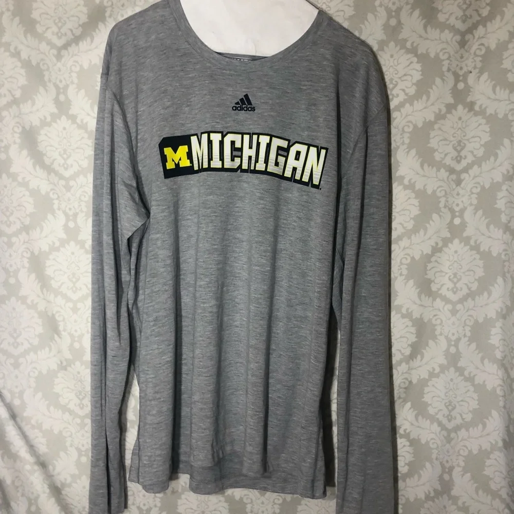 Adidas “Michigan” Long Sleeve Tee XL